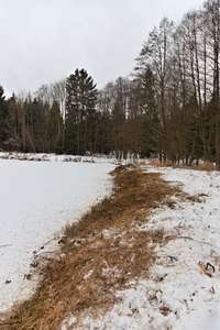 vyčistěná hráz rybníku Šindelka